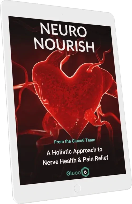Neuro Nourish digital guide cover, shown on a tablet