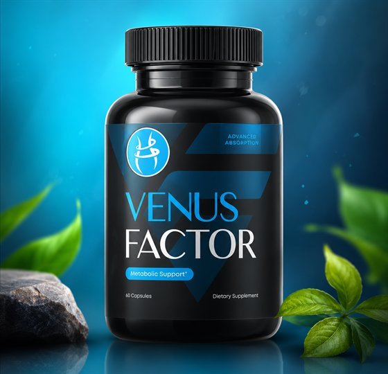 Venus Factor metabolic support supplement bottle, 60 capsules